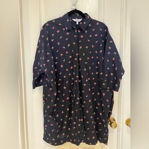 & Other Stories Floral Shirt Dress